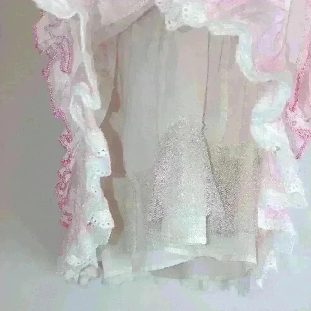 Jillian's closet Floral Pink Dress Sz 24 M… - Picture 3 of 6